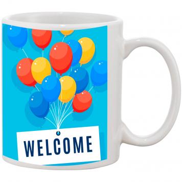 Mekanshi Premium Saying Welcome Printed Gift Mug for Yo...