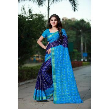 SVB Saree Multicolour Mysore Silk Saree For Women