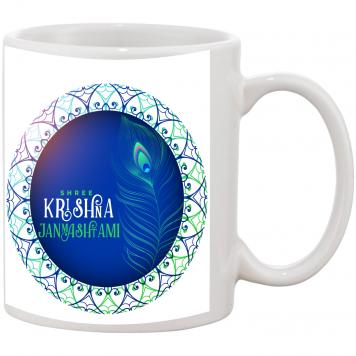 Mekanshi Premium Krishna Janmashtimi Printed Gift Mug f...