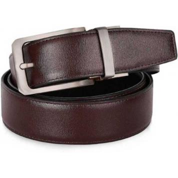 Stylish & Trendy Black Brown Artificial Leather or PU Reversible Belt - 916brown28