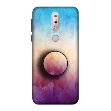 NDCOM Colorful Painting Texture Printed Hard Mobile Bac...