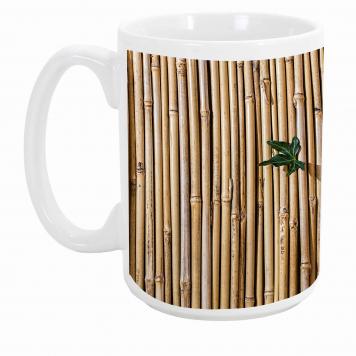 Mekanshi Premium Wooden stick  Printed Gift Mug for You...