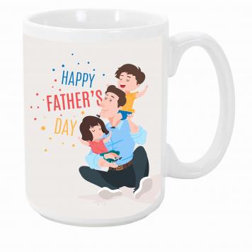 Mekanshi Premium Happy Father's Day Printed Gift Mug fo...