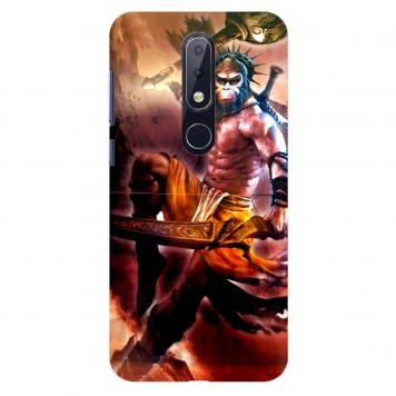 NDCOM Bajrangbali Printed Hard Mobile Back Cover Case F...