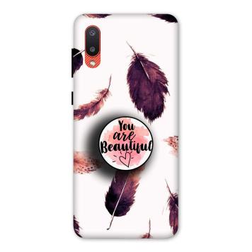 NDCOM Beautiful Feathers You Are Beautiful Printed Hard...