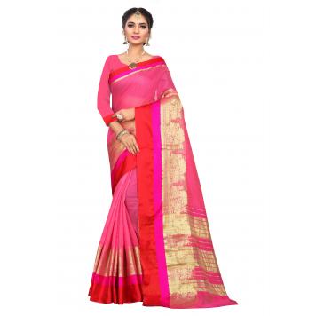 SVB Saree Embellished Art Silk Saree With Blouse Piece