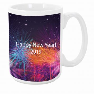 Mekanshi Premium happy new year  Printed Gift Mug for Y...