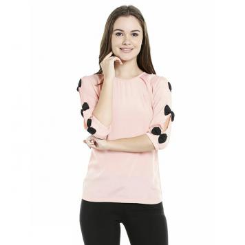 Ovela Casual & Stylish Top (Pink) by Asli Fashion