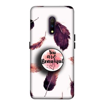 NDCOM Beautiful Feathers You Are Beautiful Printed Hard...