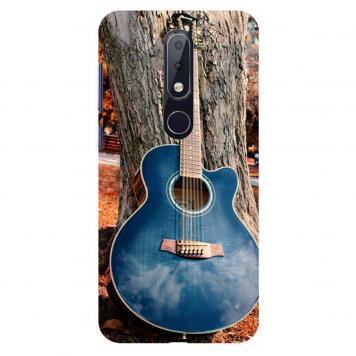 NDCOM Gitar Printed Hard Mobile Back Cover Case For Nok...