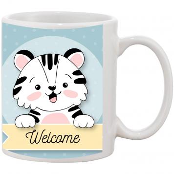 Mekanshi Premium Saying Welcome Printed Gift Mug for Yo...