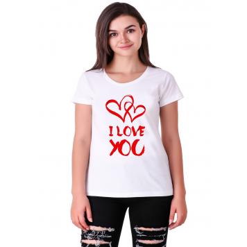 Mekanshi LOVE casual printed t-shirt (Women) by Misty T...