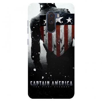 NDCOM Captain America Printed Hard Mobile Back Cover Ca...