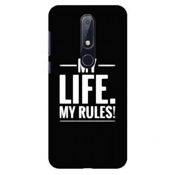 NDCOM My Life My Rules Printed Hard Mobile Back Cover C...