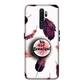 NDCOM Beautiful Feathers You Are Beautiful Printed Hard...