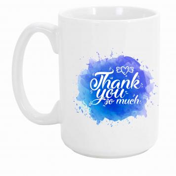 Mekanshi Premium Thank You Printed Gift Mug for Your Lo...