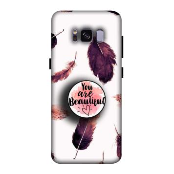 NDCOM Beautiful Feathers You Are Beautiful Printed Hard...