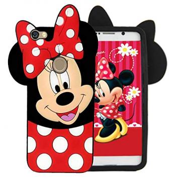 Lenovo P1M Minnie Mouse Soft Silicone Rubberized 3D Car...