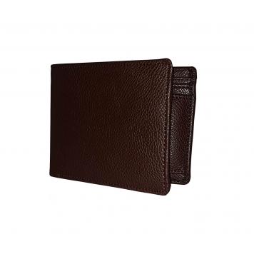 Premium Men's Dark Brown PU Leather Wallet By GetSetSty...