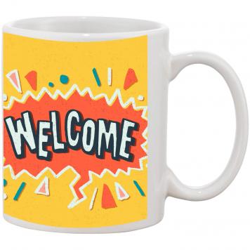 Mekanshi Premium Saying Welcome Printed Gift Mug for Yo...