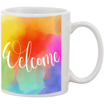 Mekanshi Premium Saying Welcome Printed Gift Mug for Yo...