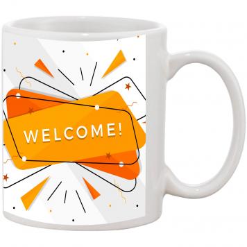 Mekanshi Premium Saying Welcome Printed Gift Mug for Yo...