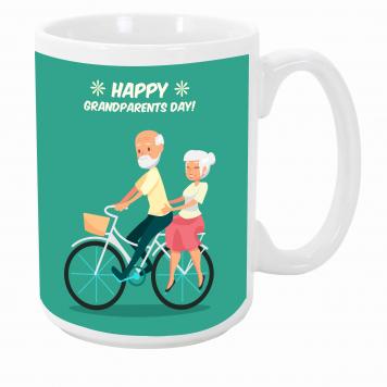 Mekanshi Premium Happy Grandparents Day Printed Gift Mu...