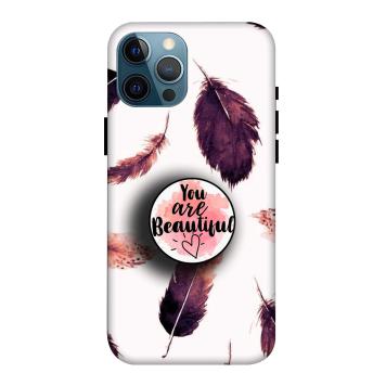 NDCOM Beautiful Feathers You Are Beautiful Printed Hard...