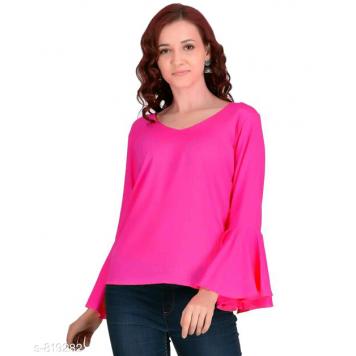 Stylish Rayon Tops for Girls / Women (Pink) by Asli Fas...