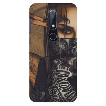 NDCOM Girly Printed Hard Mobile Back Cover Case For Nok...