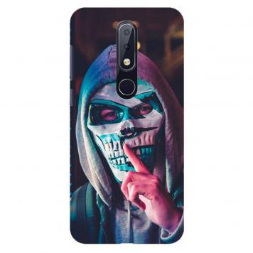 NDCOM Mask Printed Hard Mobile Back Cover Case For Noki...