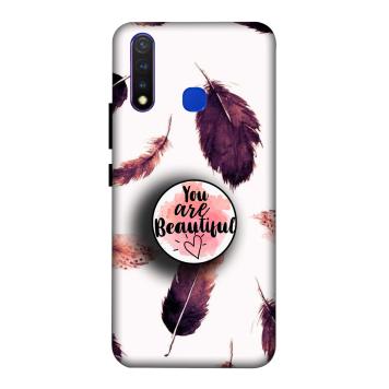 NDCOM Beautiful Feathers You Are Beautiful Printed Hard...