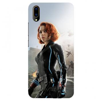 NDCOM Avengers End Game Black Widow Printed Hard Mobile...