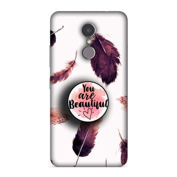 NDCOM Beautiful Feathers You Are Beautiful Printed Hard...