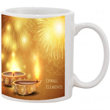 Mekanshi Premium Diwali Celebrations Printed Gift Mug f...