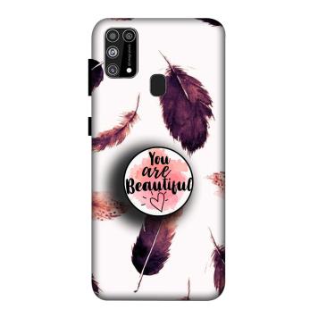 NDCOM Beautiful Feathers You Are Beautiful Printed Hard...