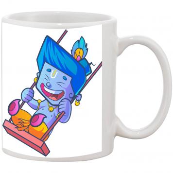 Mekanshi Premium Krishna Janmashtimi Printed Gift Mug f...