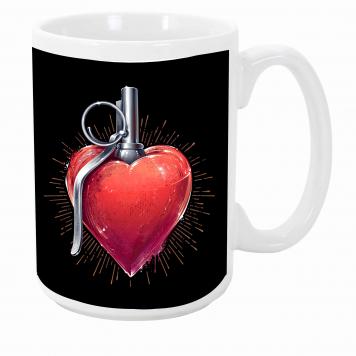 Mekanshi Premium love heart Printed Gift Mug for Your L...