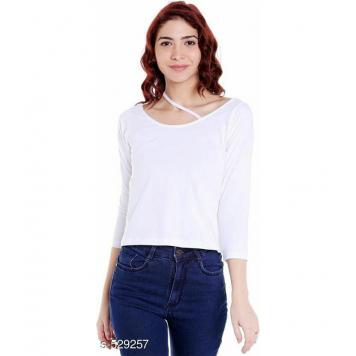 Ovela Casual & Stylish Top (White) by Asli Fashion