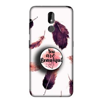 NDCOM Beautiful Feathers You Are Beautiful Printed Hard...