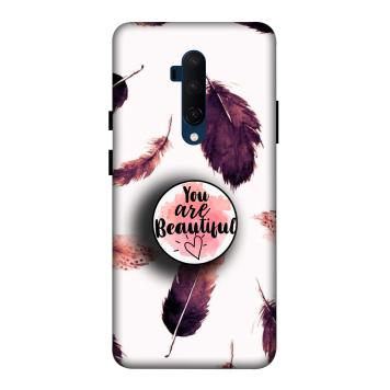 NDCOM Beautiful Feathers You Are Beautiful Printed Hard...