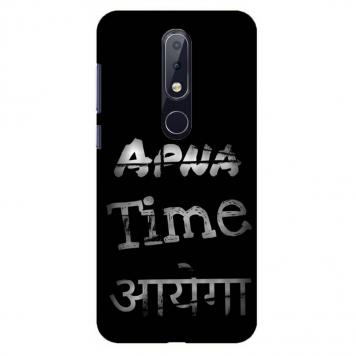 NDCOM Aopna Time Ayega Printed Hard Mobile Back Cover C...