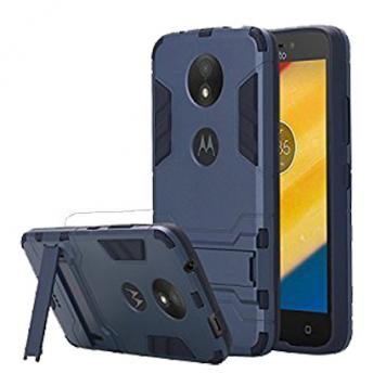 Moto E4 Robot Kickstand Cover Shockproof Military Grade...