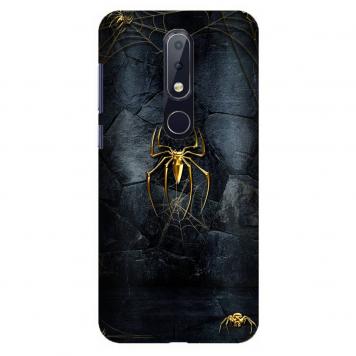 NDCOM Spider Printed Hard Mobile Back Cover Case For No...