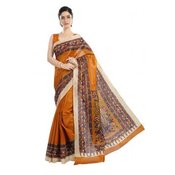 SVB Saree Multicolour Mysore Silk Saree For Women