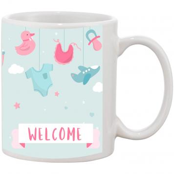 Mekanshi Premium Saying Welcome Printed Gift Mug for Yo...