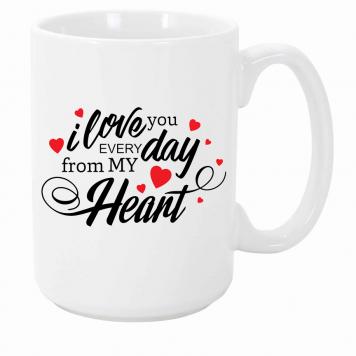 Mekanshi Premium I Love You  Printed Gift Mug for Your ...