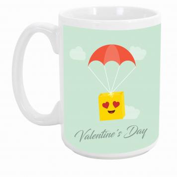 Mekanshi Premium Happy Valentine Printed Gift Mug for Y...