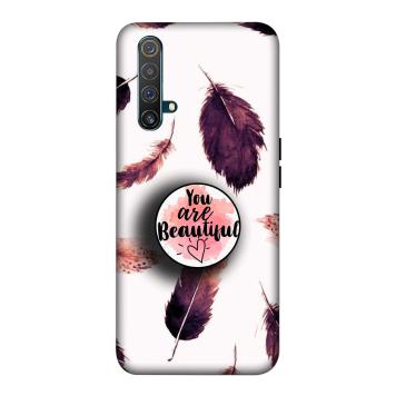 NDCOM Beautiful Feathers You Are Beautiful Printed Hard...