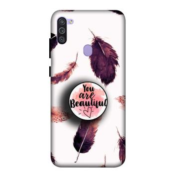 NDCOM Beautiful Feathers You Are Beautiful Printed Hard...